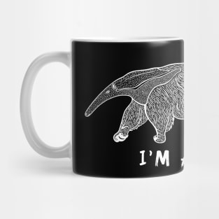 Giant Anteater - I'm Alive! - meaningful animal ink art design Mug